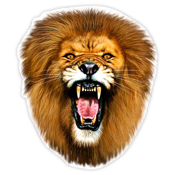 pic of lion roaring roaring lion freepik