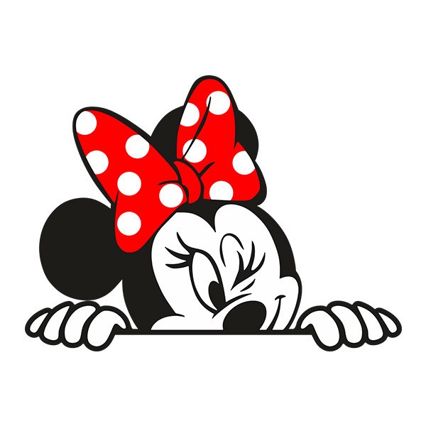 Car & Motorbike Stickers: Minnie