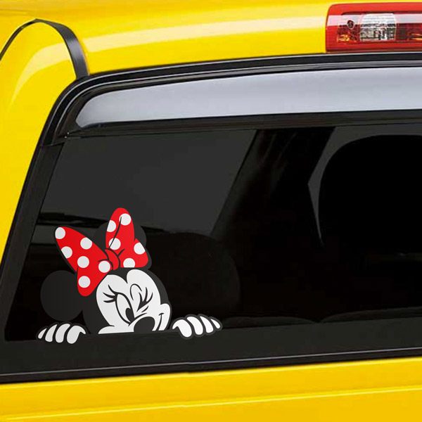 Car & Motorbike Stickers: Minnie