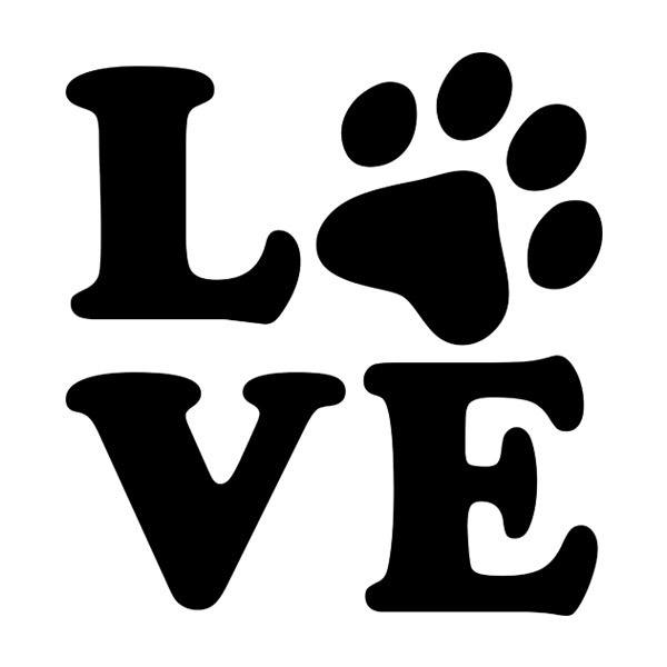 Car & Motorbike Stickers: Doggy Love