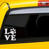 Car & Motorbike Stickers: Doggy Love 2