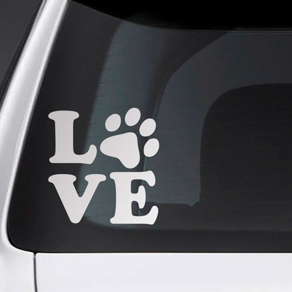Car & Motorbike Stickers: Doggy Love
