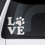 Car & Motorbike Stickers: Doggy Love 3