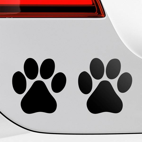 Car & Motorbike Stickers: Footprints of a Faithful Friend