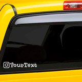 Car & Motorbike Stickers: Personalised Car Instagram 2