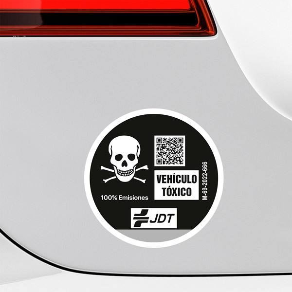 Car & Motorbike Stickers: Toxic Vehicle 1