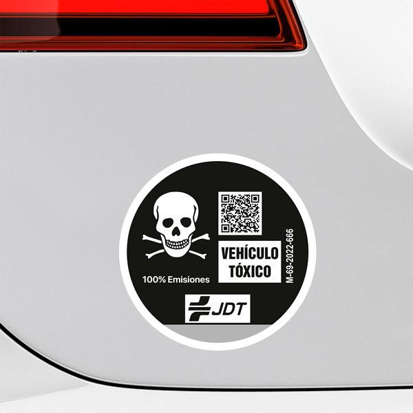 Car & Motorbike Stickers: Toxic Vehicle