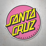 Car & Motorbike Stickers: Santa Cruz Pink 3