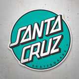Car & Motorbike Stickers: Santa Cruz Mint Green 3