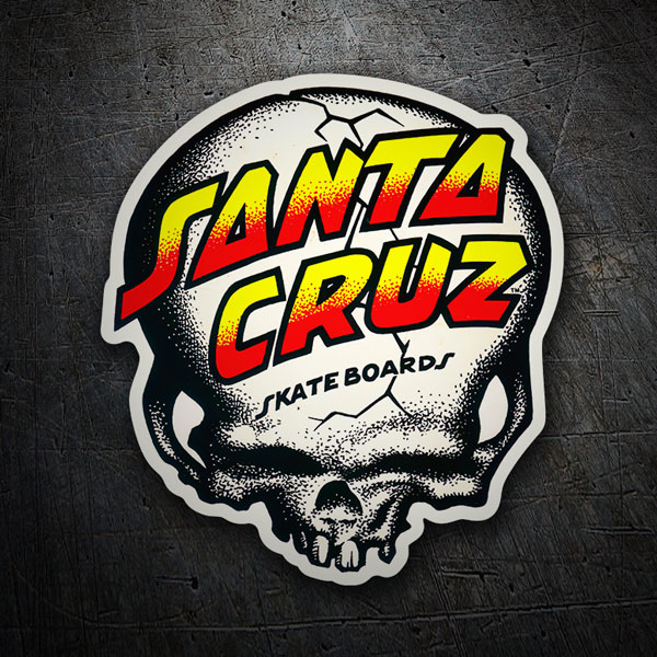 Car & Motorbike Stickers: Santa Cruz Skull