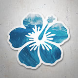 Car & Motorbike Stickers: Surfer Wave Flower 3