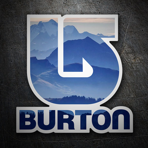 Car & Motorbike Stickers: Burton Mountains 1
