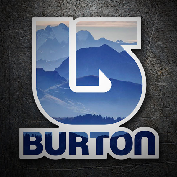 Car & Motorbike Stickers: Burton Mountains