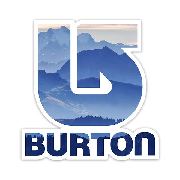 Car & Motorbike Stickers: Burton Mountains