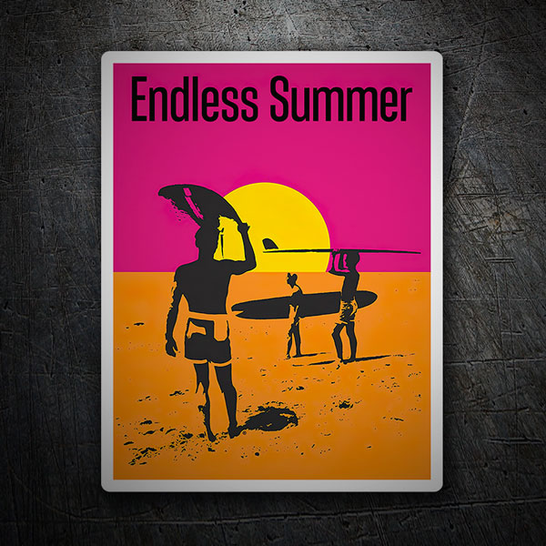 Car & Motorbike Stickers: Surf Endless Summer
