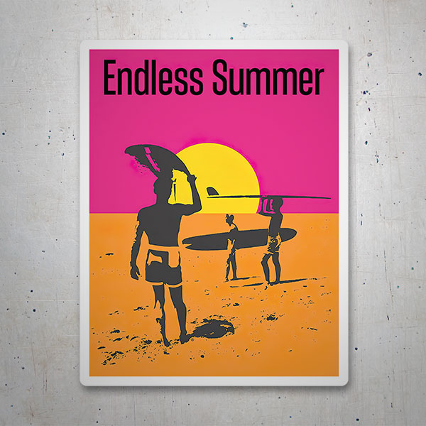 Car & Motorbike Stickers: Surf Endless Summer