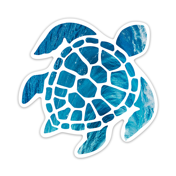 Car & Motorbike Stickers: Sea Turtle 0