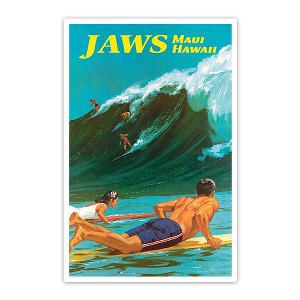 Car & Motorbike Stickers: Jaws Maui Hawaii