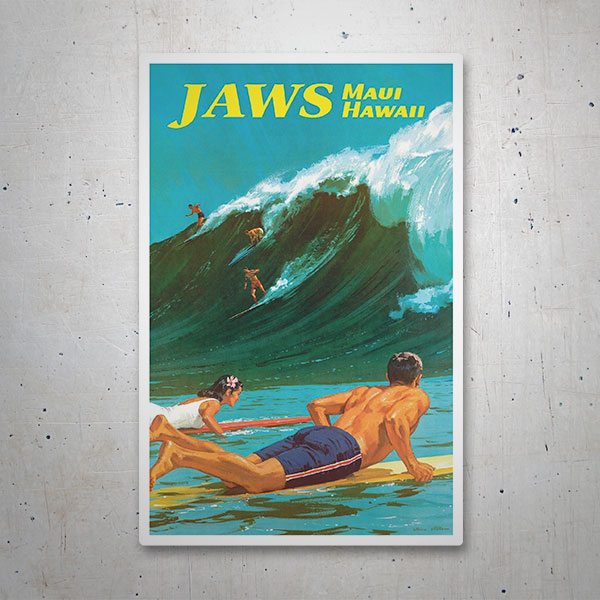 Car & Motorbike Stickers: Jaws Maui Hawaii