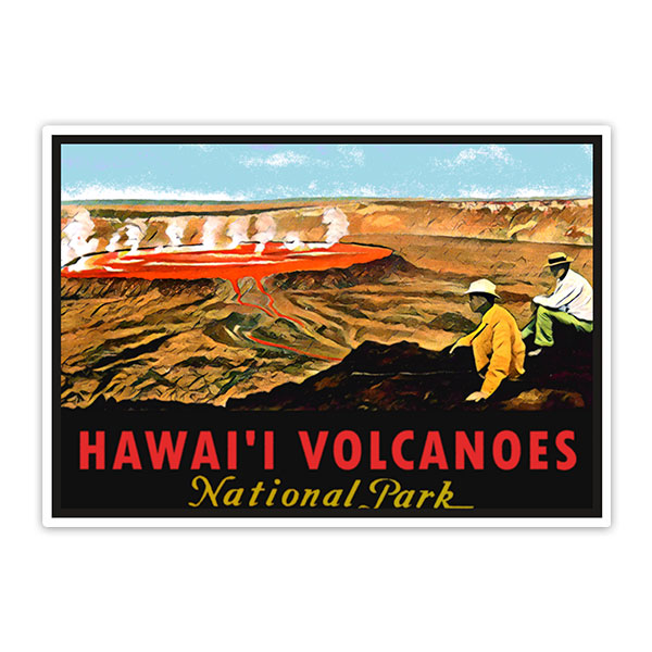 Car & Motorbike Stickers: Hawai Volcanoes
