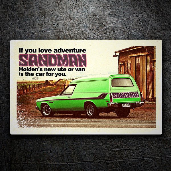Car & Motorbike Stickers: Holden Sandman