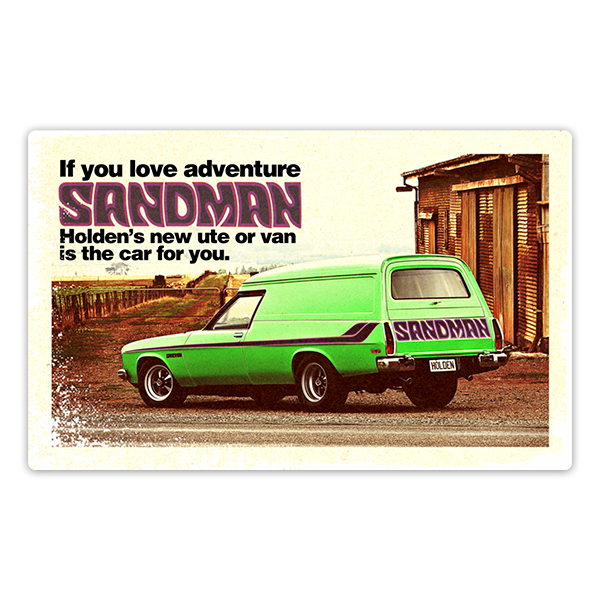 Car & Motorbike Stickers: Holden Sandman
