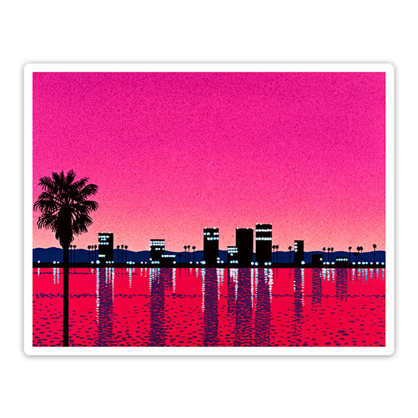 Car & Motorbike Stickers: Hawaii Sunset