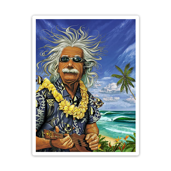 Car & Motorbike Stickers: Einstein on the Beach