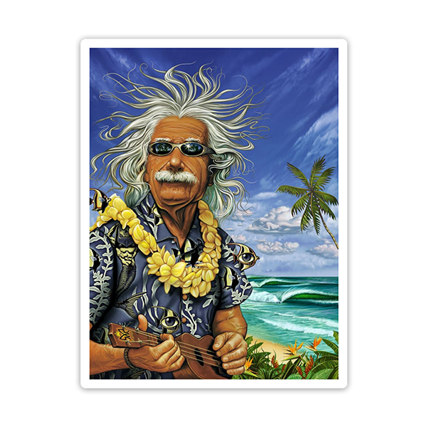 Car & Motorbike Stickers: Einstein on the Beach