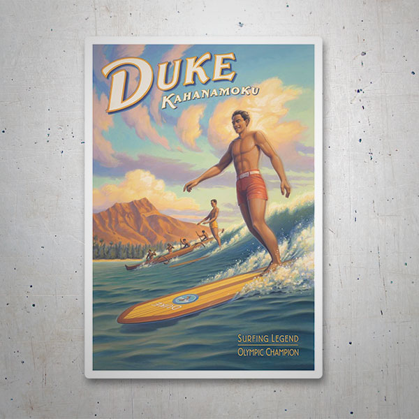 Car & Motorbike Stickers: Duke Kahanamoku