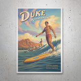 Car & Motorbike Stickers: Duke Kahanamoku 3