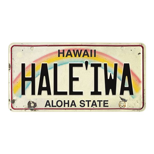Car & Motorbike Stickers: Haleiwa Aloha State