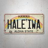 Car & Motorbike Stickers: Haleiwa Aloha State 3
