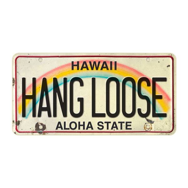 Car & Motorbike Stickers: Hang Loose Aloha State