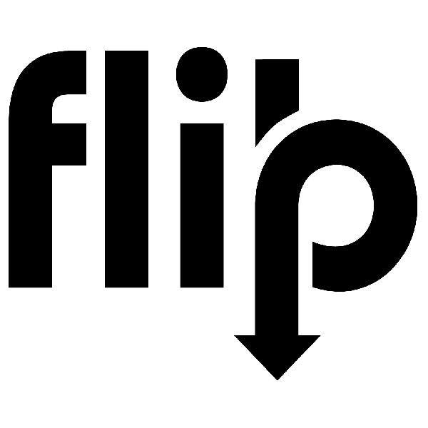 Car & Motorbike Stickers: Flip arrow