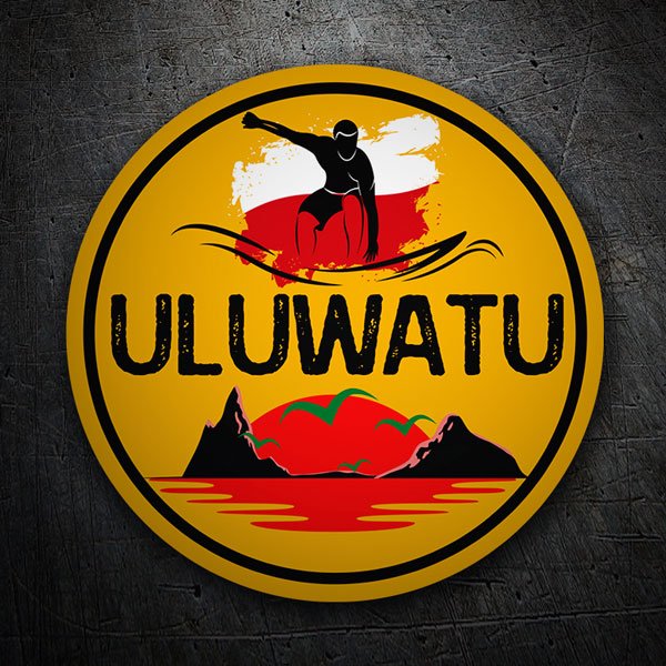 Car & Motorbike Stickers: Uluwatu Surf