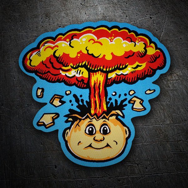 Car & Motorbike Stickers: His Head Explodes