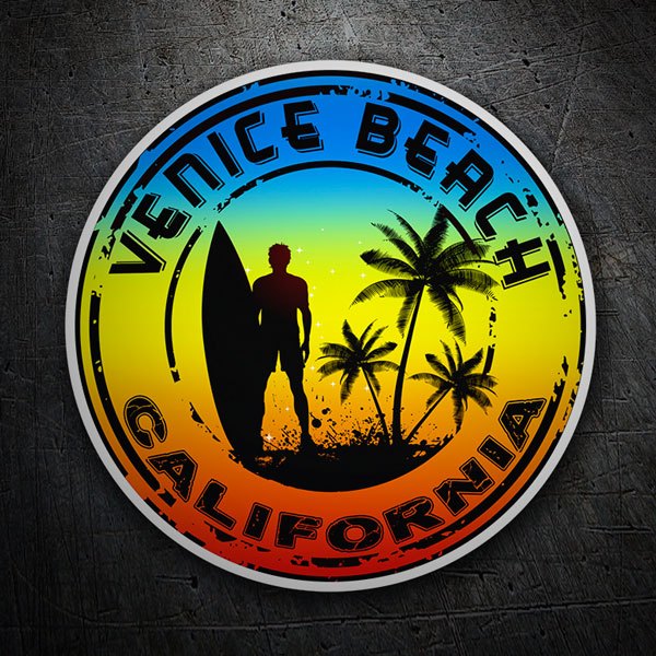 Car & Motorbike Stickers: Venice Beach California 1