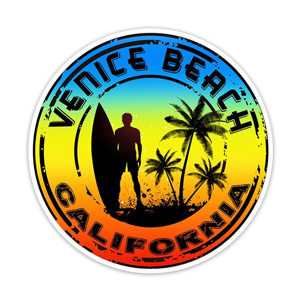 Car & Motorbike Stickers: Venice Beach California
