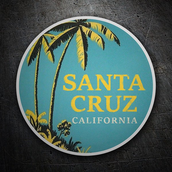 Car & Motorbike Stickers: Santa Cruz California 1