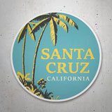 Car & Motorbike Stickers: Santa Cruz California Palm Trees 3