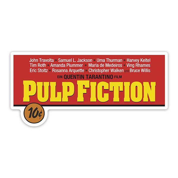 Car & Motorbike Stickers: Pulp Fiction Distribution