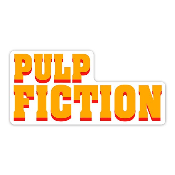 Car & Motorbike Stickers: Pulp Fiction Film