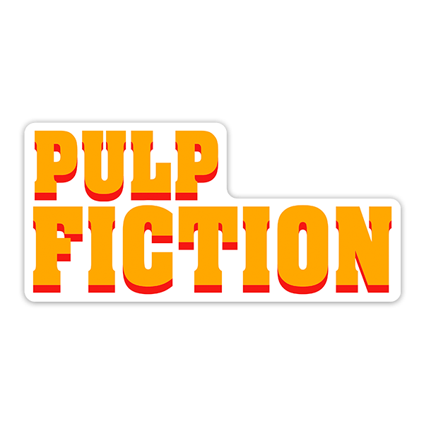 Car & Motorbike Stickers: Pulp Fiction Film 0