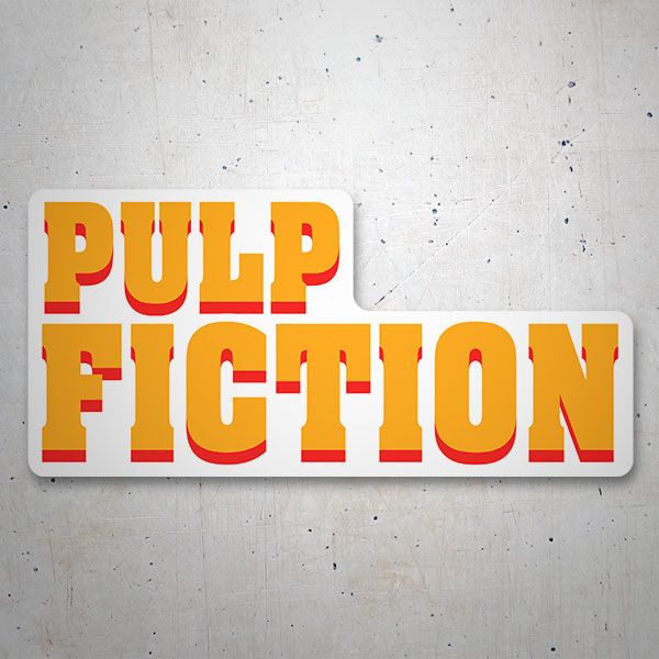 Car & Motorbike Stickers: Pulp Fiction Film