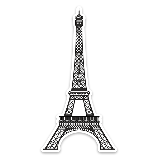 Car & Motorbike Stickers: Eiffel Tower in Paris
