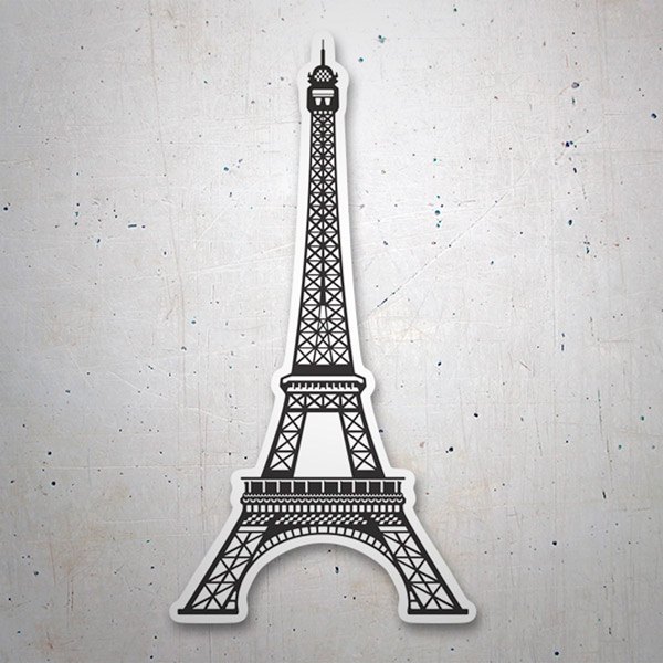 Car & Motorbike Stickers: Eiffel Tower in Paris