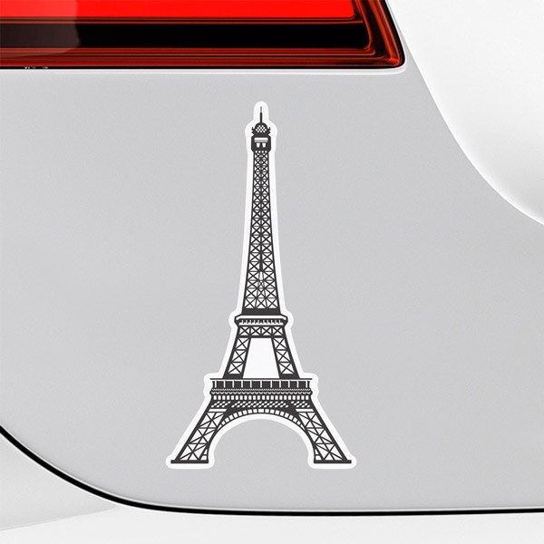 Car & Motorbike Stickers: Eiffel Tower in Paris