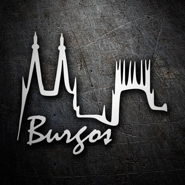 Car & Motorbike Stickers: Burgos Cathedral