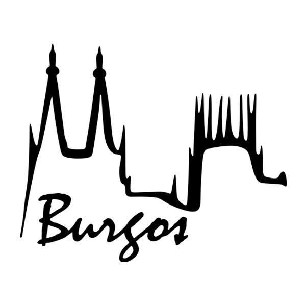 Car & Motorbike Stickers: Burgos Cathedral